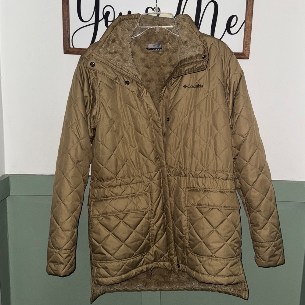 Columbia Quilted Brown Jacket